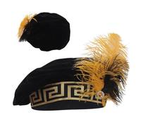 Tudor Hat For,Exquisite Flat Vintage Costume Headwear - Costume Cap Beret Hats for Role-Playing and Party | For Stage Performance Wedding Theater Festival Holiday