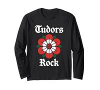 Tudor History English British Monarchs Kings Or Queens Long Sleeve T-Shirt