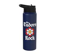 Tudor History English British Monarchs Kings Or Queens Stainless Steel Insulated Water Bottle