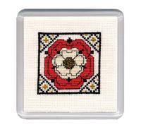 Tudor Rose Coaster Cross Stitch Kit