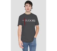 Tudors Logo T-Shirt, Charcoal Other Grey XL