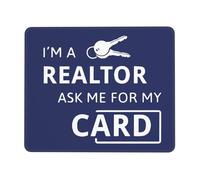 Tuehbsvo I'M A Realtor Ask Me Mouse Pad, Mice Pad With Non-Slip Rubber Base, Mouse Mats For Computers