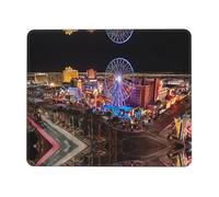 Tuehbsvo Las Vegas Night View Mouse Pad, Mice Pad With Non-Slip Rubber Base, Mouse Mats For Computers