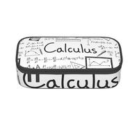 Tuehbsvo Math Geometry Geek Calculus Large Capacity Pencil Case Zipper Pencil Case for School Office Students Teenage Women Men Gifts