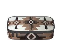 Tuehbsvo Native American Large Capacity Pencil Case Zipper Pencil Case for School Office Students Teenage Women Men Gifts