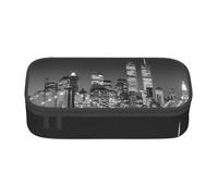 Tuehbsvo New York Large Capacity Pencil Case Zipper Pencil Case for School Office Students Teenage Women Men Gifts