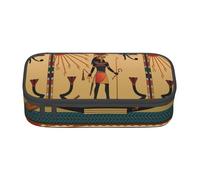 Tuehbsvo Sun Old Egyptian Timeless Grace Large Capacity Pencil Case Zipper Pencil Case for School Office Students Teenage Women Men Gifts