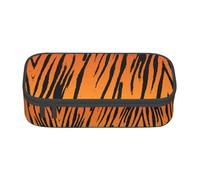 Tuehbsvo Tiger Stripe Large Capacity Pencil Case Zipper Pencil Case for School Office Students Teenage Women Men Gifts