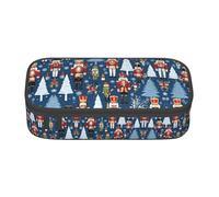 Tuehbsvo Women's Nutcracker Ballet Xmas Dance Large Capacity Pencil Case Zipper Pencil Case for School Office Students Teenage Women Men Gifts