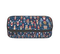 Tuehbsvo Women's Nutcracker Ballet Xmas Dance Large Capacity Pencil Case Zipper Pencil Case for School Office Students Teenage Women Men Gifts