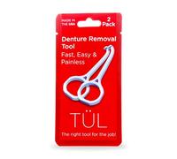TÜL for Dentures | Denture Removal Tool | Made in the USA | Blue 2 Pack | Top Denture Accessories