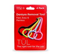 TÜL for Dentures | Denture Removal Tool | Made in the USA | Variety 4 Pack | Top Denture Accessories