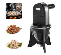 Tuenmofun Electric Sweet Ball Maker, Small Automatic Luqaimat Machine, Meatball Maker Machine, Rice-Meat Dumpling & Fish Ball Making Forming Machine for DIY Lover
