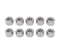 Tuerca de Acoplamiento Hexagonal M12 Tuerca de Conector de Varilla de Acero Inoxidable Sujetador de Rosca Hembra para Decoración del Hogar Reparación de Equipos de Mantenimiento