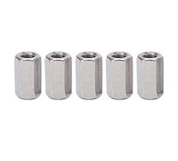 Tuerca de acoplamiento hexagonal métrica Tuerca hexagonal de varilla larga de acero inoxidable M12 X 1,75 19 L35 mm para conectar varillas roscadas Artículos colgantes Uso en