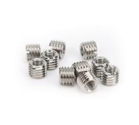 Tuerca de reparación de roscas Kit de sujetadores de acero inoxidable 10 piezas M6 x 1,0 mm M10 x 1,5 mm 8 mm de longitud para electrónica de aviación automotriz Durable