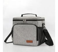 TuErcao Small Cooler Bag, 24 Cans Leakproof Portable Collapsible Soft Cooler Ice Chest for Car Road Trips Beach Camping Travel, Light Grey