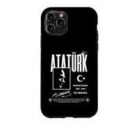 Türk Atatürk Fikirler Ölmez Portrait Turkish Flag Case for iPhone 11 Pro