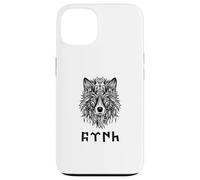 Türk Quote with Göktürk Letters & Köktürk Bozkurt Head Case for iPhone 13