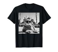 Türkiye Cat At The Blue Mosque And Sultan Ahmed Mosque T-Shirt