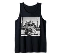 Türkiye Cat At The Blue Mosque And Sultan Ahmed Mosque Tank Top