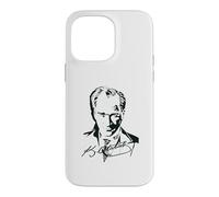 Türkiye Founder Atatürk Portrait with Signature Case for iPhone 14 Pro Max