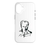 Türkiye Founder Atatürk Portrait with Signature Case for iPhone 16