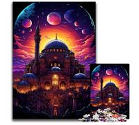 Türkiye Hagia Sophia 1000 Piece Jigsaw Puzzle Wooden Puzzles for Teenagers & Family Fun - DIY Brain Teaser Game Gift 1000 PCS(75x50cm)