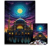 Türkiye Hagia Sophia 1000 Piece Jigsaw Puzzles for Adults Jigsaw Puzzles for Adults Brain-Challenging DIY Decorative Game Family Interactive Toy 1000 PCS(75x50cm)