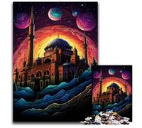 Türkiye Hagia Sophia Jigsaw Puzzle 1000 Pieces Jigsaw Puzzles for Adults Fun at Home Activities Birthday Present Travel Gifts 1000 PCS(38x26cm)