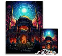 Türkiye Hagia Sophia Jigsaw Puzzle 1000 Pieces Jigsaw Puzzles for Adults Fun at Home Activities Birthday Present Travel Gifts 1000 PCS(75x50cm)