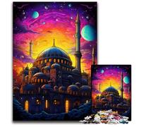 Türkiye Hagia Sophia Jigsaw Puzzles for Adults 1000 Piece Puzzles for Adults Challenging DIY Brain Teaser Perfect Family Game Or Decorative Gift 1000 PCS(38x26cm)