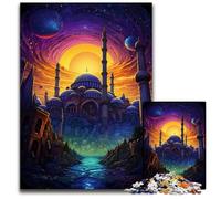 Türkiye Hagia Sophia Jigsaws 1000 Pieces for Adults Challenging Puzzles Challenging DIY Brain Teaser Perfect Family Game Or Decorative Gift 1000 PCS(75x50cm)