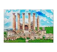 Türkiye Puzzle 500 Pieces Türkiye The Temple of Artemis Selcuk Puzzle Game Artwork Travel Souvenir 52x38CM