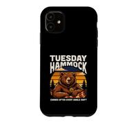 Tuesday Hammock Earned After Every Single Shift Bear Case for iPhone 11