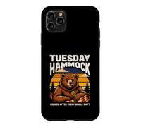 Tuesday Hammock Earned After Every Single Shift Bear Case for iPhone 11 Pro Max