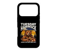 Tuesday Hammock Earned After Every Single Shift Bear Case for iPhone 17 Pro