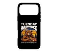 Tuesday Hammock Earned After Every Single Shift Bear Case for iPhone 17 Pro Max