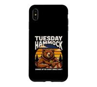 Tuesday Hammock Earned After Every Single Shift Bear Case for iPhone XS Max