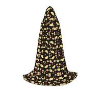Tuesday Party Hooded Cape For Teenagers Witch Vampire Cosplay Party Halloween Christmas Printed Long Cloak