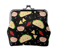 Tuesday Party Print Fashion Ms Leather Pouch Portable Wallet Kiss-Lock Money Bag Cute Clutch Fo Women