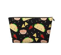 Tuesday Party Print Leather Travel Toiletry Bag for Women Travel Bag for Toiletries Cosmetic Bag Makeup Bag