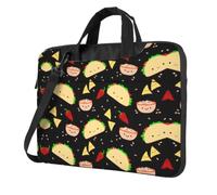 Tuesday Party Print Ultra Slim Laptop Bag Lightweight Oxford Cloth Shoulder Case Portable Computer Briefcase