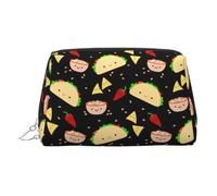 Tuesday Party Toiletry Cosmetics Bag, Portable Travel Cosmetic Makeup Bag,PVC Leather,with Compartments