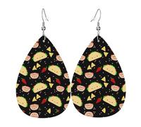 Tuesday Party Trendy Leather Teardrop Earring Lightweight Bohemian Earrings Set Jewelry Gift For Women Girl