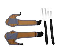 Tuesoa 1 Pair Corrector Toe Straightener Adjustable Splint with 2 Angle Bar Toe Separator for Women & Men