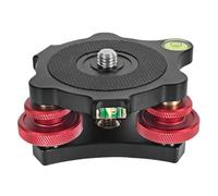 Tuesoa 1 PCS Panning Level Plate DSLR Camera Adjustment Table Base Leveler Adjusting Base