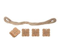 Tuesoa 100 Pcs Thank You for Celebrating with Us Tags Paper Gift Wrap Tags with Natural Twine for Baby Shower,Christmas,Wedding and Decoration -