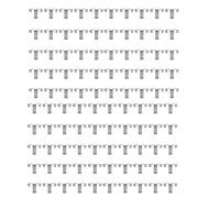 Tuesoa 100PCS 30Mm Solar Panel Photovoltaic Water Guide Clip Stainless Steel Deflector Mud Drain Button Water Redirection Clips Easy to Use