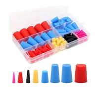 Tuesoa 110PCS High-Temperature Rubber Stoppers 17.60x9.91x2.59 cm for Hole Plugs, Spraying, Spraying